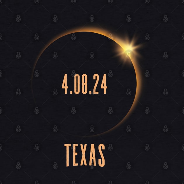 North America Total Solar Eclipse 2024 Texas USA by trendingoriginals